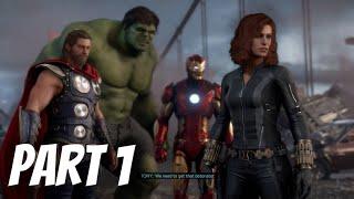 Marvels Avengers No Commentary Walkthrough Part 1