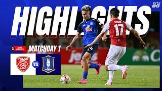 HIGHLIGHTS   POLICE TERO FC  2 - 2 BG PATHUM UNITED  THAI LEAGUE 202324 MATCHDAY1