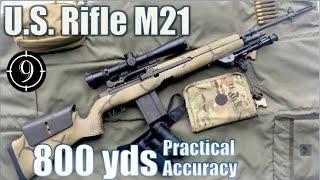 M21 to 800yds Practical Accuracy  Leupold Mk4 LRT 3.5-10x40mm M14M1a sniper