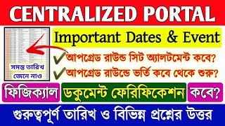 Centralized Portal College Admission 2024  Documents Verification কবে শুরু হবে? wbcap MOP Round কী?