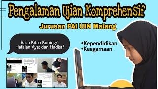 Pengalaman Ujian Komprehensif Jurusan Pendidikan Agama Islam UIN Malang