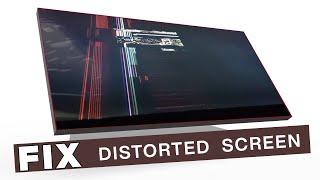 Distorted Display on LCD Screen