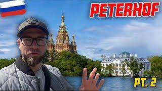 New Peterhof Town Suburbs View From Top of Cathedral Peter the Greats Summer residence pt. 2