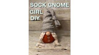 EASY Girl Sock Gnome Tutorial FAST and FUN