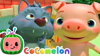 The Three Little Pigs Song  CoComelon Animal Time  Classic Nursery Rhymes for Kids