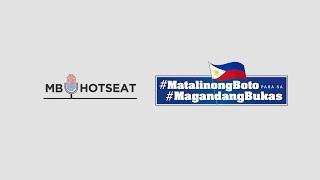 MB Hot Seat with Manila Mayoralty candidate Vice Mayor Dra. Honey Lacuna