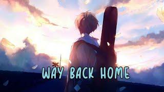 Nightcore - Way Back Home 가사 Acapella  - SHAUN 숀 →Lyrics←