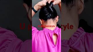 simple hairpin hairstyles  how to use hair pins for updo  #short#youtubeshorts #upin