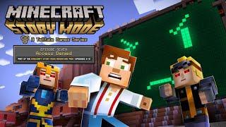 Minecraft Story Mode Episode 7 Access Denied  All Cutscenes Game Movie 1080p HD