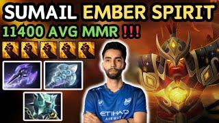  7.36c SUMAIL EMBER SPIRIT Midlane Highlights  King Sumail - Dota 2