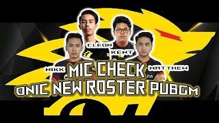 MIC CHECK GAMEPLAY  TOURNAMENT ONIC ESPORTS NEW ROSTER ? 24 KILLS - PUBGM INDONESIA