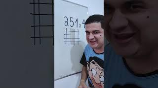 Multiplicação INCRÍVEL do Mr Bean da Matemática #shorts