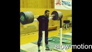 Dmitry Berestov 310kg  683.5Lbs  Squat and slow motion