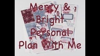 Personal Plan With Me   Merry and Bright