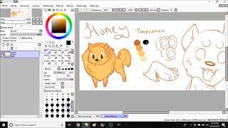 Honey dog  Speedpaint