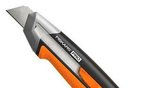 Fiskars pro универсальный строительный сегментный нож.