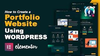 How to create a Portfolio Website Using Elementor & WordPress