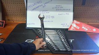 MILWAUKEE combo wrench setmy thoughts episode 13 in the combo wrench series
