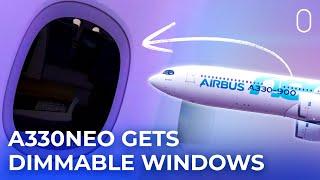 Airbus Adds Divisive Dimmable Window Option To Airbus A330neo