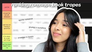 I ranked romance book tropes...