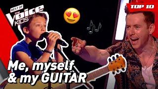 The most unreal GUITAR Blind Auditions on The Voice Kids  Top 10
