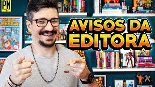 Avisos importantes da editora direto da roça