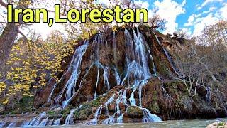 NatureExploring Bishe Waterfall in Lorestan Province_Iran