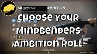 Choose Your Mindbenders Ambition Roll