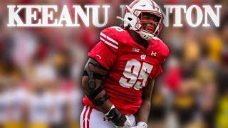 Keeanu Benton Wisconsin DL Highlights  Super Strength Power Rusher