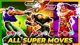 ALL SUPER MOVES TUTORIAL - The King of Fighters 96 Anniversary Edition KOF96AE Hack