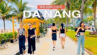 Da Nang VIETNAM ● Walk On The Most Beautiful Beach in Da Nang My An Beach 【 4K】