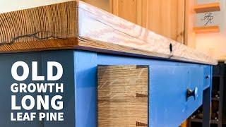Building A Kitchen Island From 100 Year Old Pine