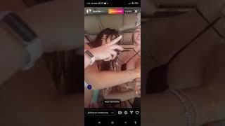 Instagram live broadcast. This girls name is Inyaritaa