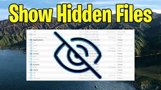 How to Show Hidden Files in Mac OS X in the Finder for newer OS versions High Sierra to Big Sur