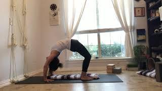 Wheel Pose- Upward Bow Pose- Chatushpadasan to Urdhva Dhanurasana by Mitra