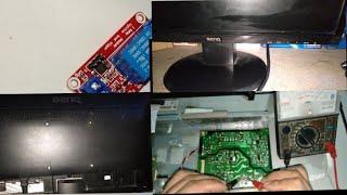 how to repair BenQ monitor problem NO Power actual repair next video