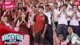 Kalidas Jayaram in a thrilling final Argentina Fans KaattoorkadavuMalayalamKalidas JayaramSUNNXT