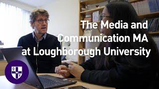 Introducing the Media and Communication MA at Loughborough University