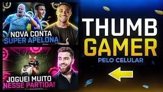 PASSO A PASSO COMO FAZER THUMBNAIL GAMER pelo CELULAR  THUMB DE JOGOS