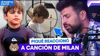 Inesperada reacción de Piqué al escuchar la canción de Milan. El Catalán CONFIRMA que será bloqueada