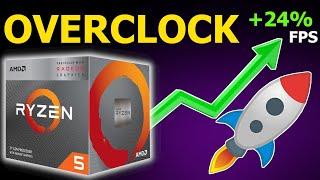 Ryzen 5 3400g Overclocking - Unlock FREE Performance  A super easy tutorial w benchmarks