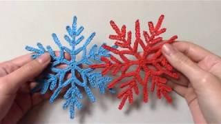 Ажурная снежинка крючкомhow to crochet snowflake