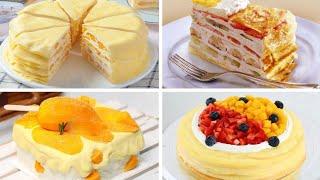 Satisfying Relaxing VideoDesserts To Make Without An Oven Fruit CakeAsmrTiktok