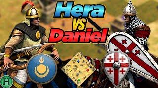 Mongols vs Georgians  1v1 Arabia  vs Daniel  AoE2