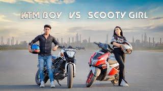 Ktm Boy Vs Scooty Girl  Nizamul Khan