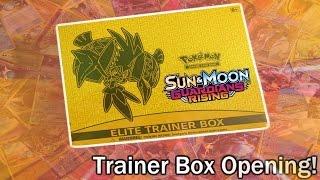 OPENING POKEMON GUARDIANS RISING ELITE TRAINER BOX  Hunt for secret rares