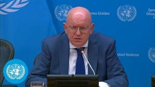 Russia Security Council President for July on the Programme of Work  United Nations