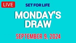 The National Lottery Set For Life draw results from Monday 09 September 2024  Live