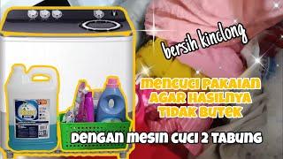 Tips mencuci baju dengan mesin cuci agar bersih‼️hasil cucian ga butek ‼️