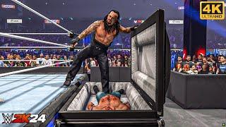 WWE 2K24 - Undertaker vs. John Cena - Casket Match at WrestleMania  PC 4K60